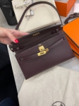 Сумка женская Kelly Elan  Chevre Leather Hermes Артикул LUX-109028. Вид 4