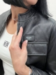 Кожаный бомбер  Prada Артикул LUX-105207. Вид 2