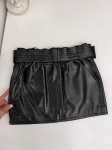Кожаная юбка  Balmain Артикул LUX-109063. Вид 5
