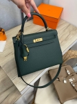 Сумка женская Kelly, 25, PHW Epsom leather Hermes Артикул LUX-109379. Вид 1
