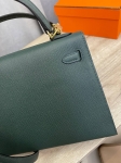 Сумка женская Kelly, 25, PHW Epsom leather Hermes Артикул LUX-109379. Вид 4