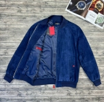 Бомбер из натуральной замши  Kiton Артикул LUX-109434. Вид 2