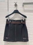 Кожаная юбка Prada Артикул LUX-109780. Вид 3