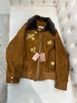 Замшевый бомбер Miu Miu Артикул LUX-109804. Вид 1