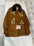 Замшевый жакет  Miu Miu Артикул LUX-109805. Вид 1