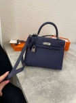 Сумка женская   Kelly, 25, PHW Epsom leather Hermes Артикул LUX-110092. Вид 1