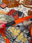 Платок 140*140 Louis Vuitton Артикул LUX-110137. Вид 3
