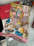 Платок 140*140 Salvatore Ferragamo Артикул LUX-110144. Вид 1
