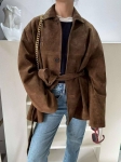 Замшевая куртка Miu Miu Артикул LUX-110245. Вид 3