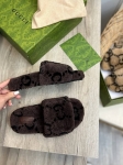 Меховые тапочки  Gucci Артикул LUX-111313. Вид 7