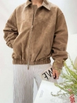 Замшевая куртка The Row Артикул LUX-111459. Вид 1