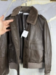 Кожаная куртка  Brunello Cucinelli Артикул LUX-111546. Вид 3