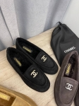 Меховые лоферы Chanel Артикул LUX-111556. Вид 1
