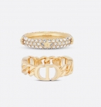 Комплект из двух колец Christian Dior Артикул LUX-112032. Вид 1