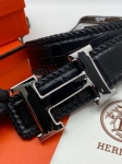 Ремень из натуральной кожи крокодила Hermes Артикул LUX-112673. Вид 3