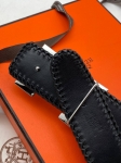 Ремень из натуральной кожи крокодила Hermes Артикул LUX-112673. Вид 4