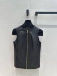 Кожаный топ Prada Артикул LUX-112896. Вид 1