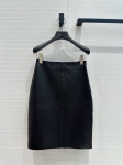 Кожаная юбка  Prada Артикул LUX-112897. Вид 1