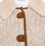 Вязаное пальто Ermanno Scervino Артикул LUX-113157. Вид 2