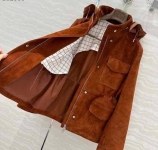 Замшевая куртка Loro Piana Артикул LUX-113158. Вид 3