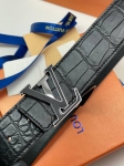 Ремень из кожи крокодила Louis Vuitton Артикул LUX-113249. Вид 4