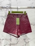 Кожаные шорты Gucci Артикул LUX-113277. Вид 2