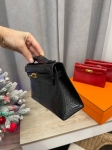 Сумка женская Pochette,  Lezard Natura Hermes Артикул LUX-113635. Вид 5