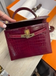 Сумка женская Kelly, 28, GHW NILOTICUS Hermes Артикул LUX-113964. Вид 6