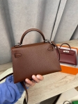 Сумка женская Kelly mini PHW, Chevre Hermes Артикул LUX-114534. Вид 5