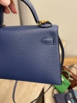 Сумка женская Kelly mini PHW, Chevre Hermes Артикул LUX-114533. Вид 5