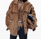 Замшевая куртка Miu Miu Артикул LUX-114623. Вид 1