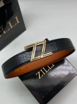 Ремень  из натуральной кожи крокодила  Zilli Артикул LUX-115236. Вид 1