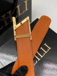 Ремень  из натуральной кожи крокодила  Zilli Артикул LUX-115236. Вид 5