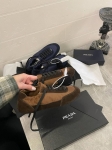 Кроссовки  Collapse Re-из нейлона и замши  Prada Артикул LUX-115253. Вид 1