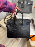 Сумка женская Birkin, 25  Crocodile Alligator Mat Hermes Артикул LUX-115264. Вид 3