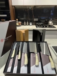 Набор ножей на магнитной подставке  Артикул LUX-115706. Вид 2