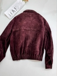 Замшевый бомбер The Row Артикул LUX-115897. Вид 5
