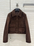 Замшевая куртка Celine Артикул LUX-116381. Вид 1