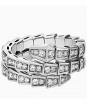 Золотое кольцо с бриллиантами  Serpenti Bvlgari Артикул LUX-116354. Вид 5