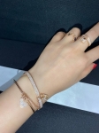Браслет-цепочка из розового золота с застежкой на кнопке Hermes Артикул LUX-116355. Вид 1