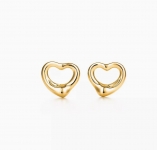 Пуссеты  коллекция Open Heart Желтое золото 18 карат  Tiffany&Co Артикул LUX-116356. Вид 2
