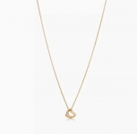 Подвеска   коллекция Open Heart из желтого золота  18 карат  Tiffany&Co Артикул LUX-116357. Вид 3