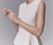 Браслет Smile из розового золота с бриллиантами Tiffany&Co Артикул LUX-116359. Вид 1
