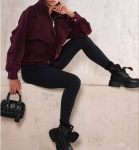 Замшевый бомбер  Yves Saint Laurent Артикул LUX-116416. Вид 1