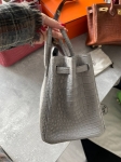 Сумка женская Birkin, 25, PHW Crocodile Porosus Hermes Артикул LUX-116921. Вид 5
