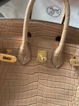 Сумка женская Birkin, 25, PHW Crocodile Porosus Hermes Артикул LUX-116925. Вид 4