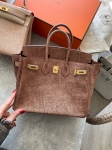 Сумка женская  Birkin, Dalmatien, 25 cm Hermes Артикул LUX-116955. Вид 1