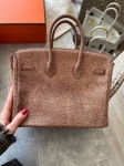 Сумка женская  Birkin, Dalmatien, 25 cm Hermes Артикул LUX-116955. Вид 6