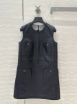 Кожаное платье  Chanel Артикул LUX-117075. Вид 1