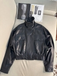 Куртка кожаная  Yves Saint Laurent Артикул LUX-117302. Вид 1